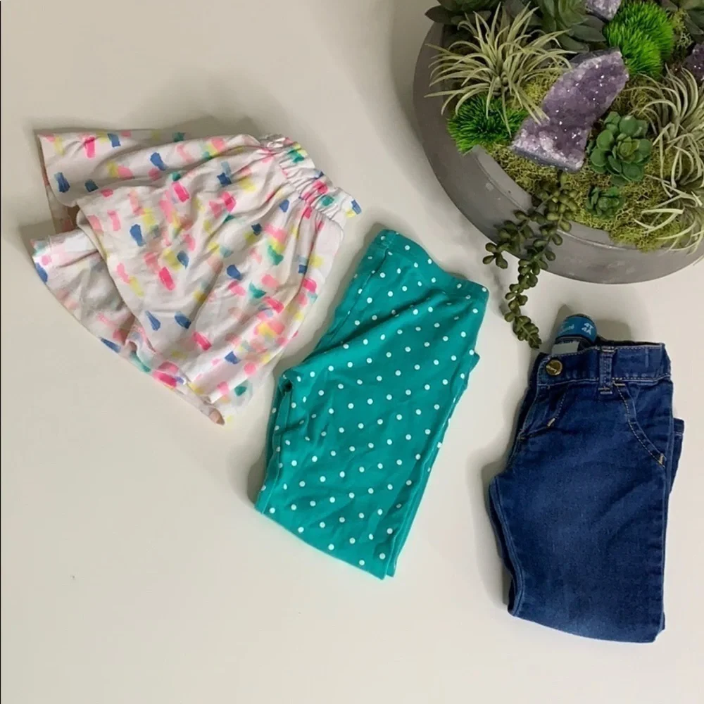 Toddler Baby Girl 3T Bottom bundle skirt pants